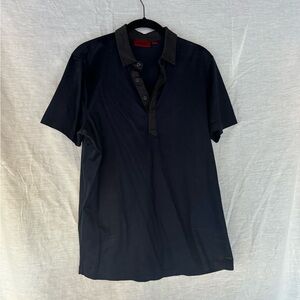 Hugo Boss Navy Polo Shirt Medium